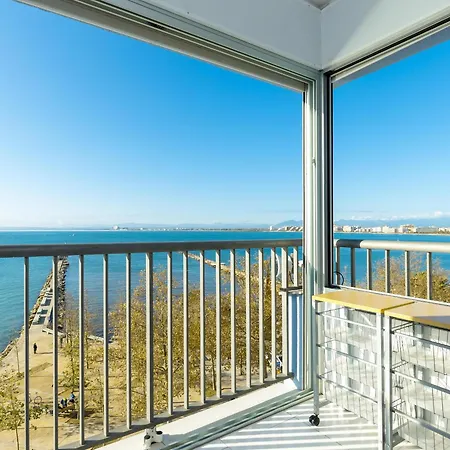 Apartment Estudio Luminoso En Primera Linea De Mar, Con Vistas Y Todas Comodidades En El Centro De Roses. - Es-228-99